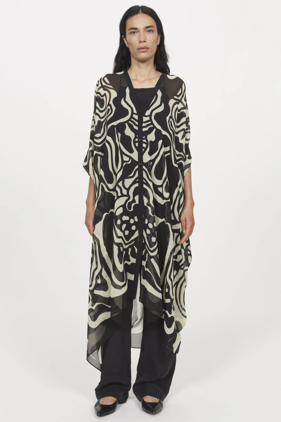 Rodebjer Agave Cosmic Bloom Caftan Hot