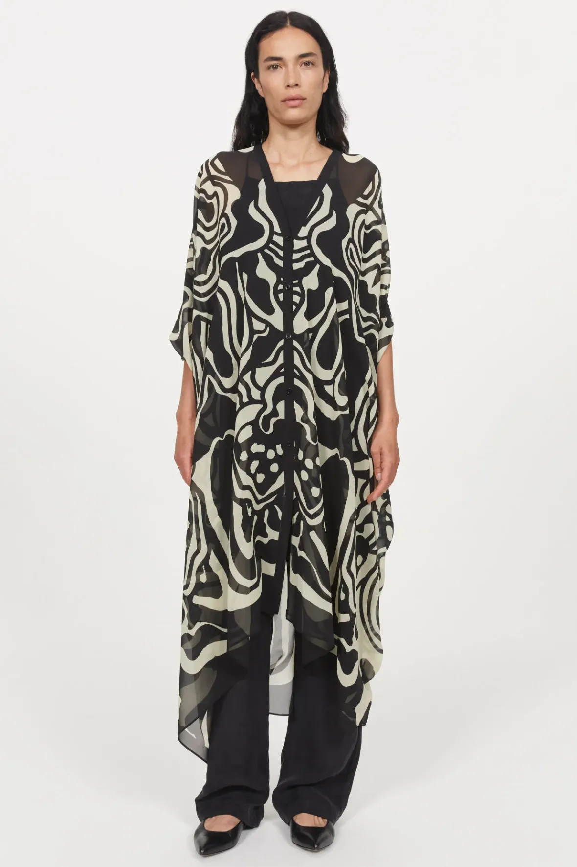 Rodebjer Agave Cosmic Bloom Caftan Discount
