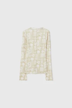 Rodebjer Columbina Sketchbook Jersey Top Clearance