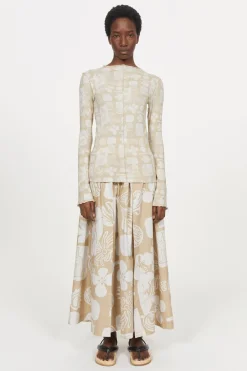 Rodebjer Columbina Sketchbook Jersey Top Sale