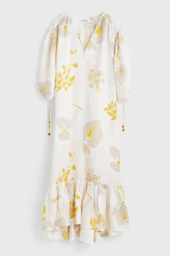 Rodebjer Dakota Leaf Hammered Dress Online