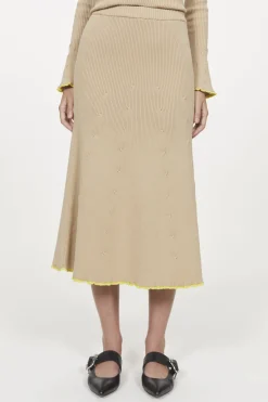 Rodebjer Fly Rib Knitted Skirt Hot