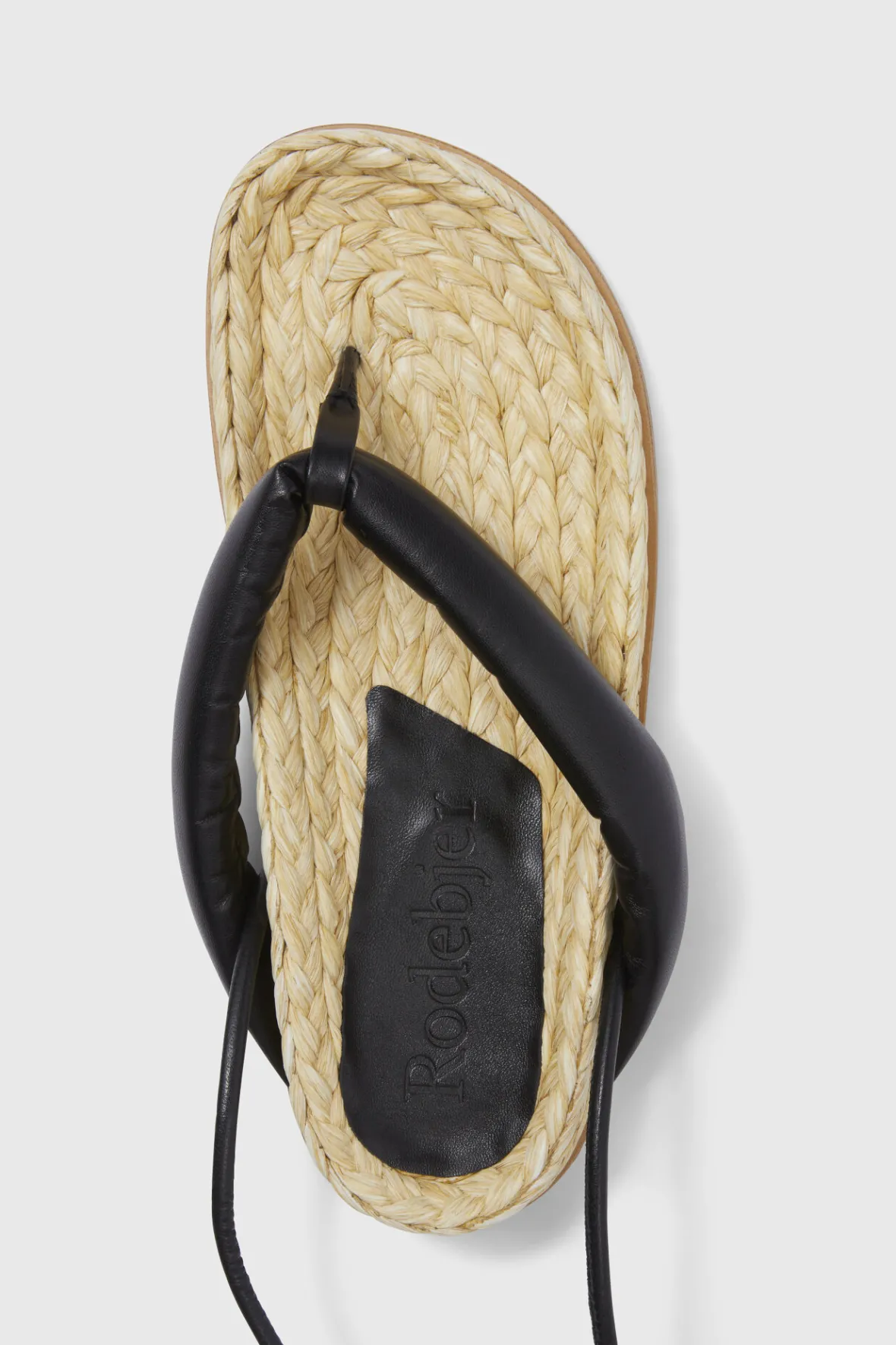 Rodebjer Santorino Straw Sandals Outlet