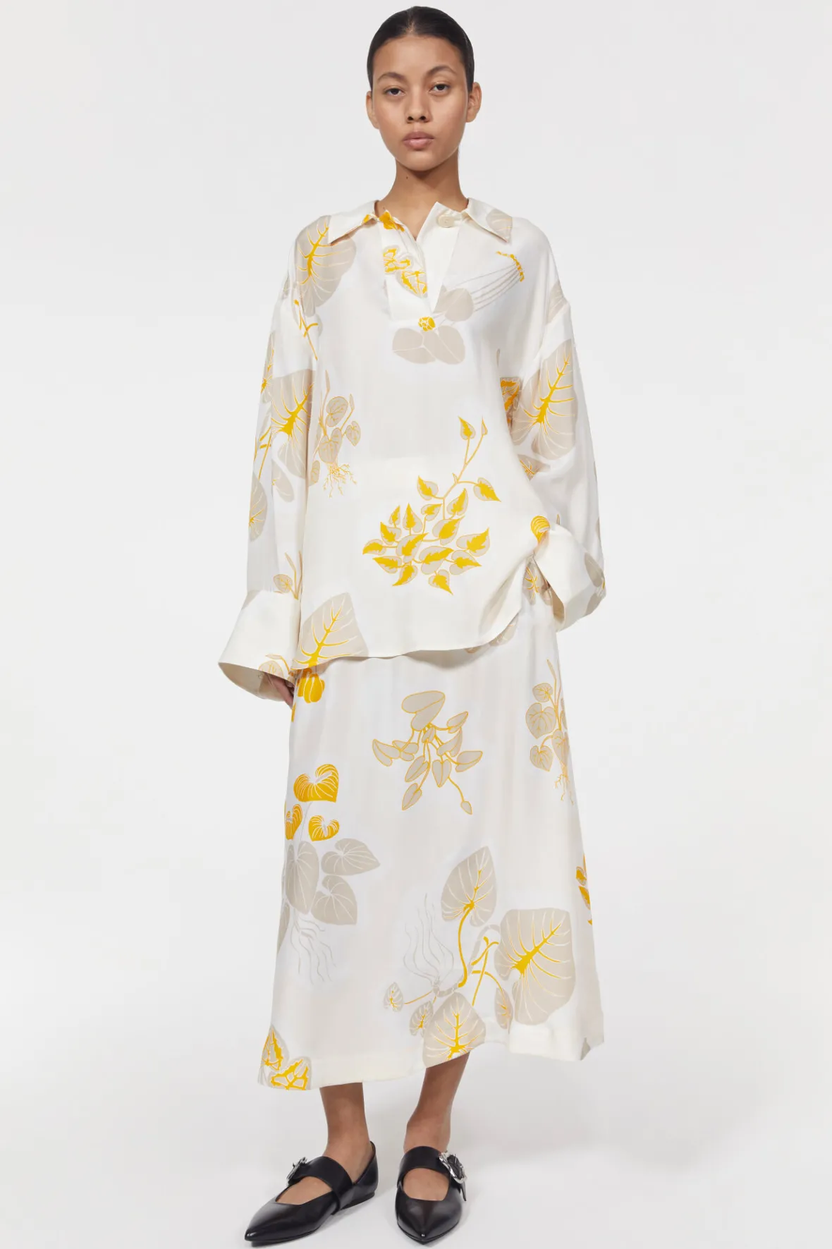 Rodebjer Sunshine Leaf Shirt Discount