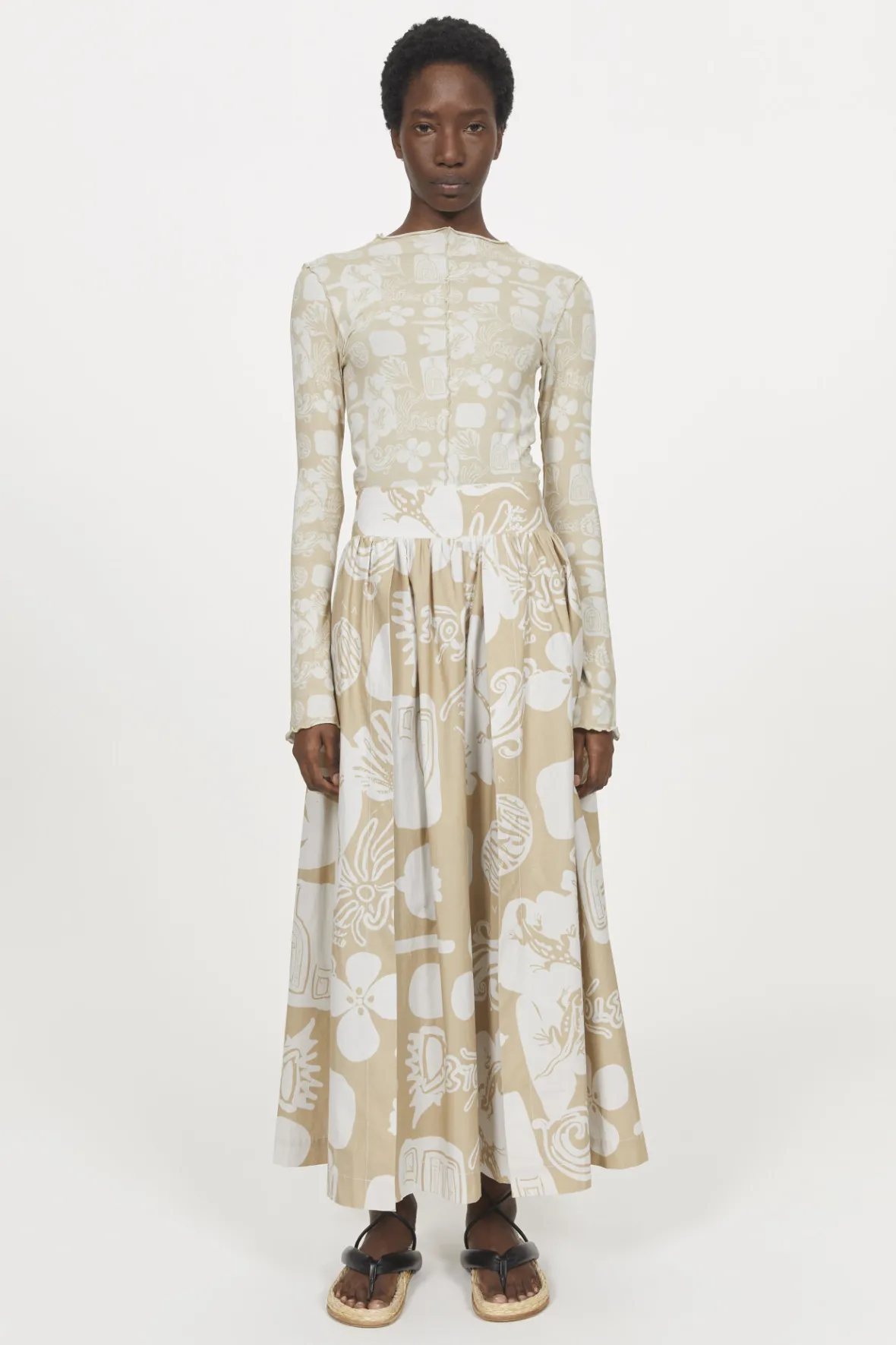 Rodebjer Taemoo Print Skirt Best