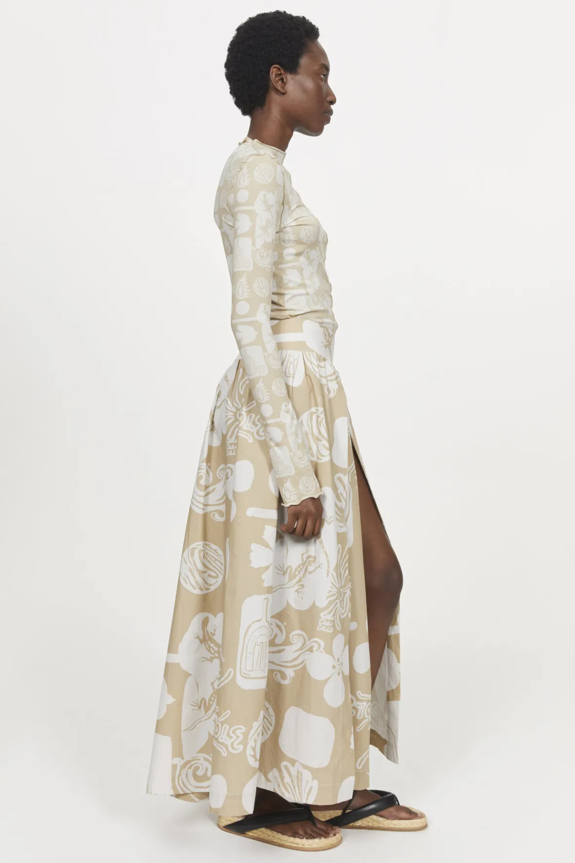 Rodebjer Taemoo Print Skirt Best